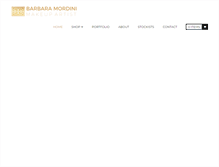 Tablet Screenshot of barbaramordini.com.au